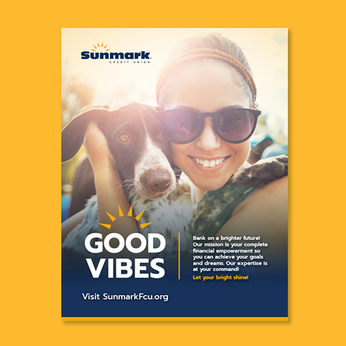 Sunmark Good Vibes Publication Cover Design